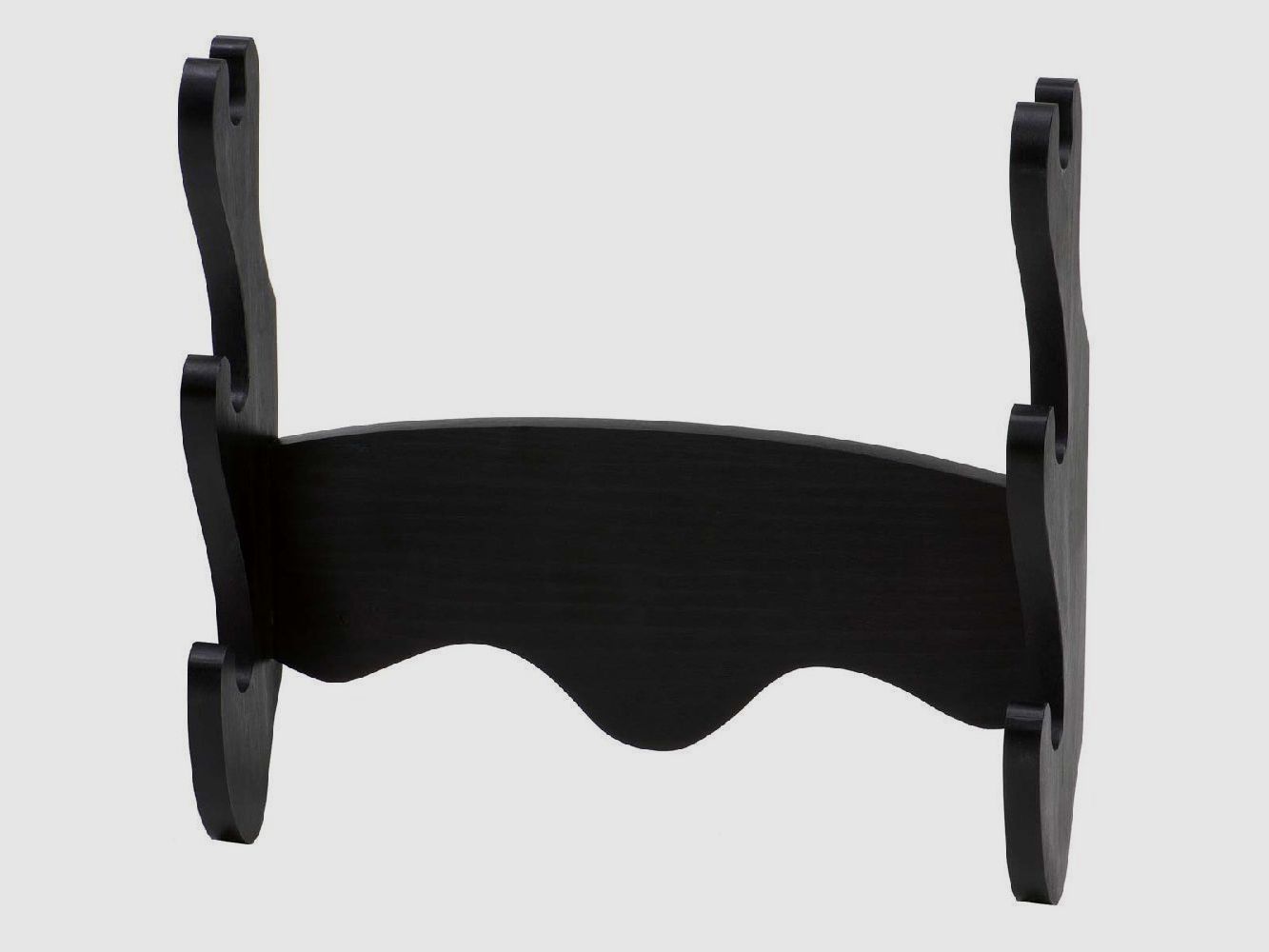 Wall mount for three swords made of wood