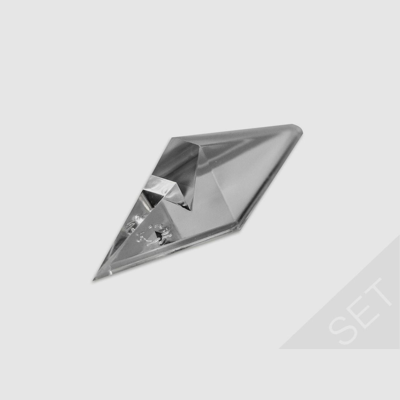 Schleifstein Acryl Einzeldisplay Klein Set