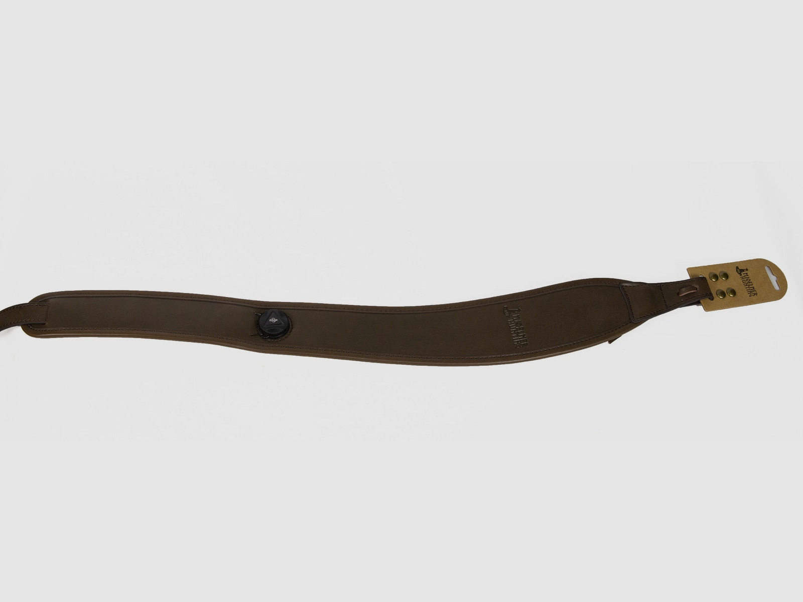 Adjustable leather rifle sling