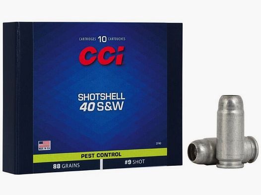 CCI Shotshell 88grs Nr9 10St .40S&W