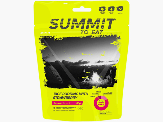 Summit To Eat Rijstpudding met Aardbeien