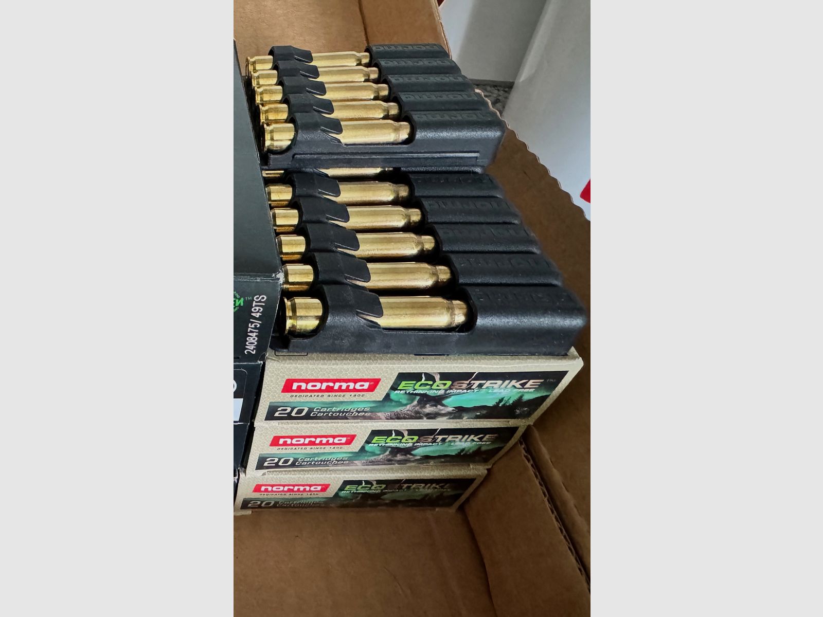 74 colpi Norma Ecostrike calibro 8x57 IS - 10,4g / 160 gr