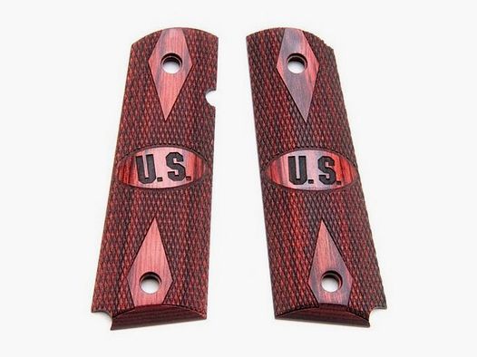 Empuñadura de madera logo US Colt 1911A1