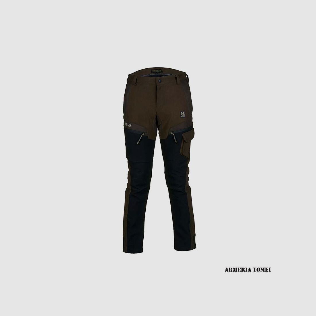 PANTS – MEN – UNIVERSAL HUNTING MICROFIBER U-TEX GREEN/BLACK, image 2 of 4