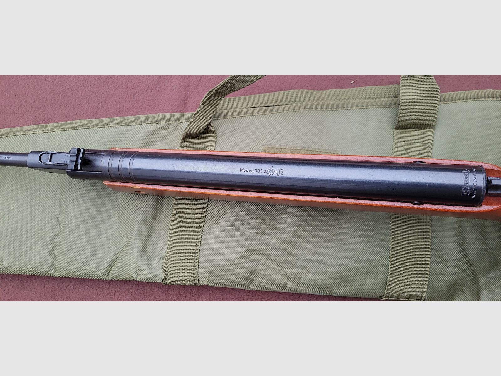 Haenel Luftgewehr Knicker Modell 303 z kolbą sportową