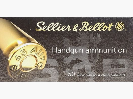 Sellier & Bellot .45 Auto FMJ 230grs - 50 strzałów