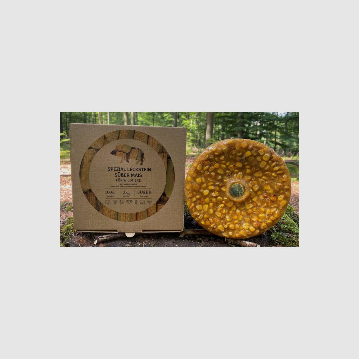 WILDLUTSCHER Spezial Leckstein "Süßer Mais"