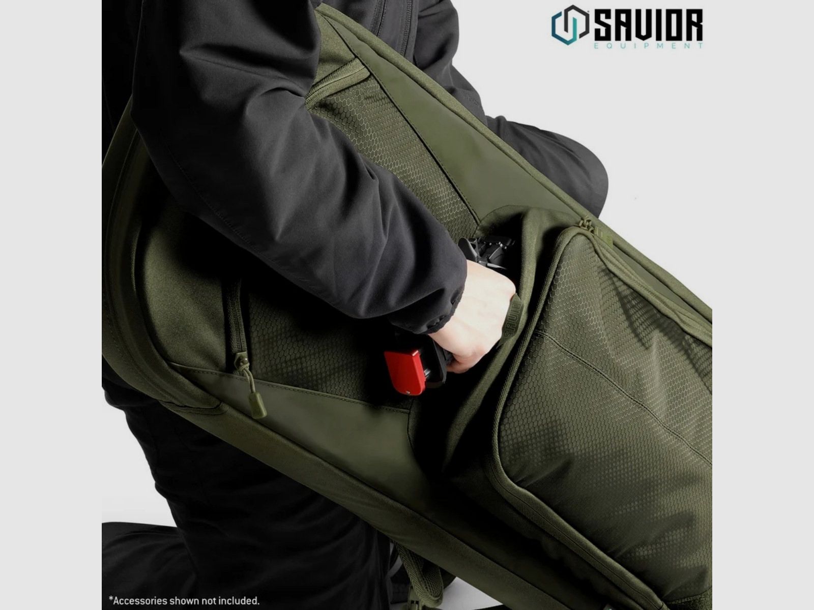 Savior - Plecak Single Rifle Bag - Specialist Series Covert - 34" - OD Green - RB-SGSPORT34-WS-OG, zdjęcie 4 z 6