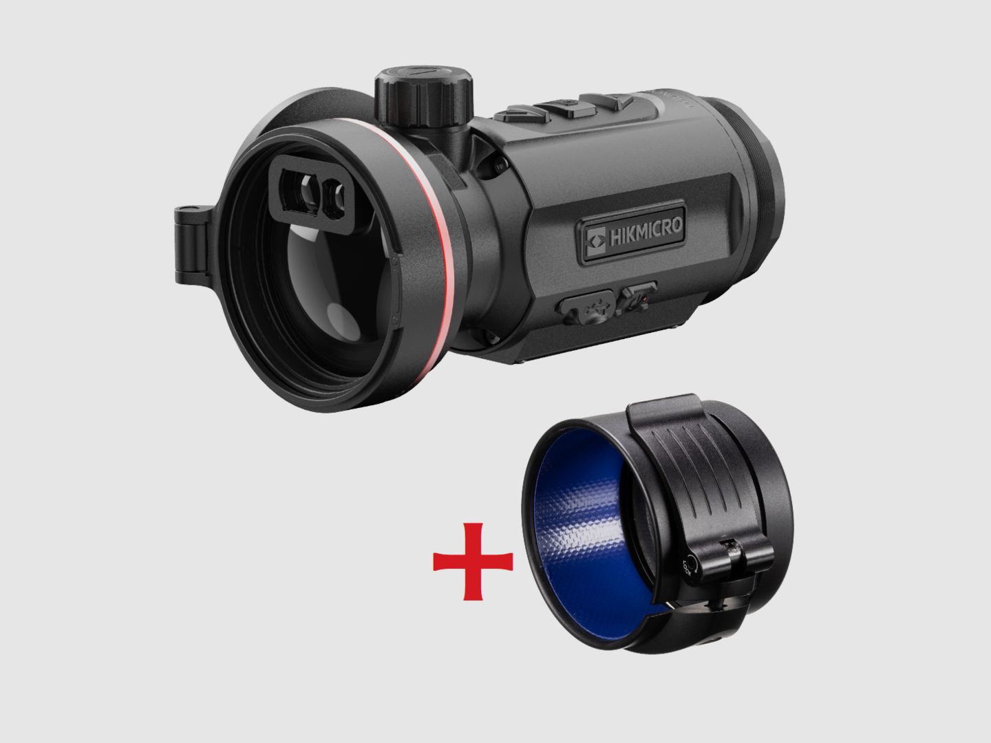 Hikmicro Thunder TQ50CL 3.0 mit Entfernungsmesser im Komplettset