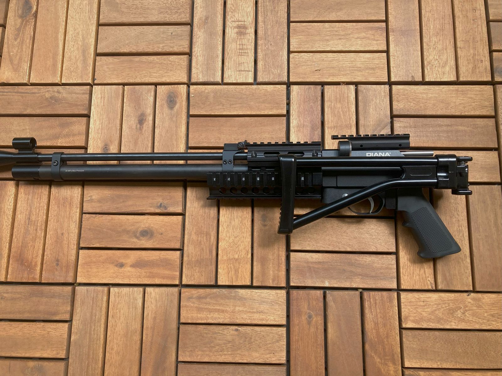 Aluminium body kit AK47 style for Diana Stormrider Trailscout Bandit Chaser Airbug (CP1 CP2 PP800 PR900) NO 3D printing