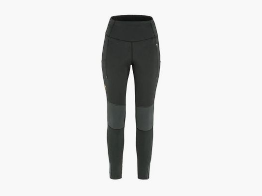 Fjällräven Damenhose Abisko Varm Trekking Tights Schwarz-Iron Grau XS