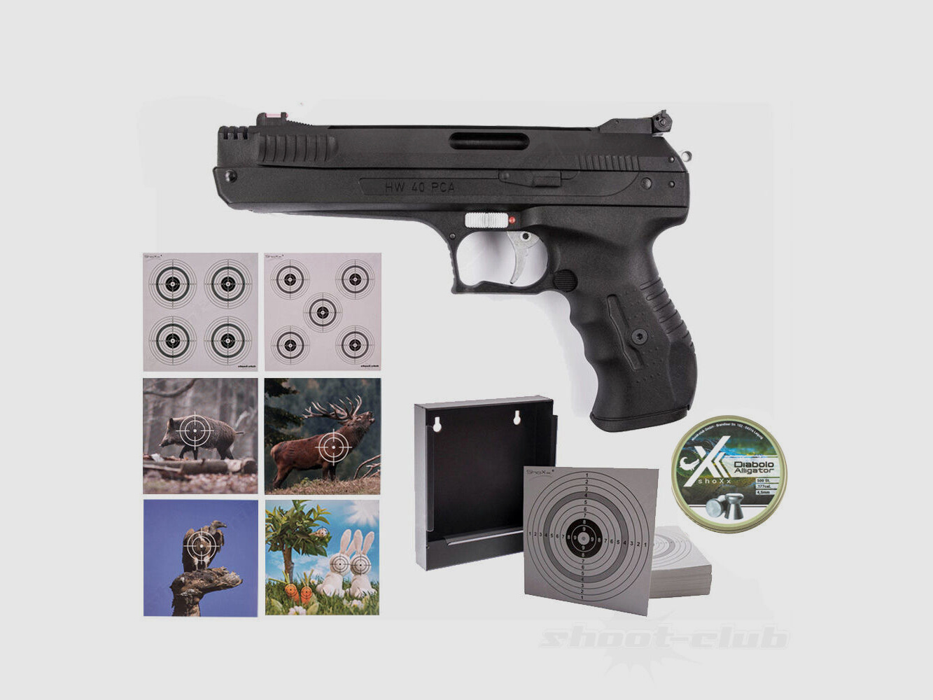 Weihrauch HW 40 PCA Zielscheiben Set 4,5mm Diabolos