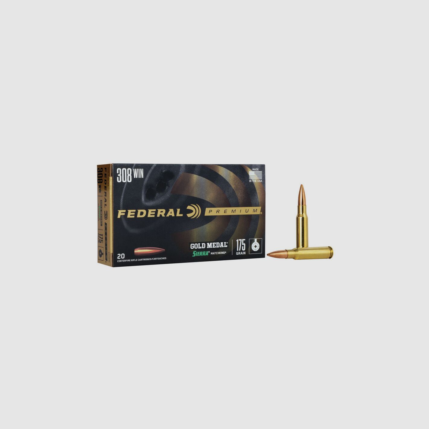 FEDERAL Gold Medal Sierra MatchKing – 308 Win. – 175 grains