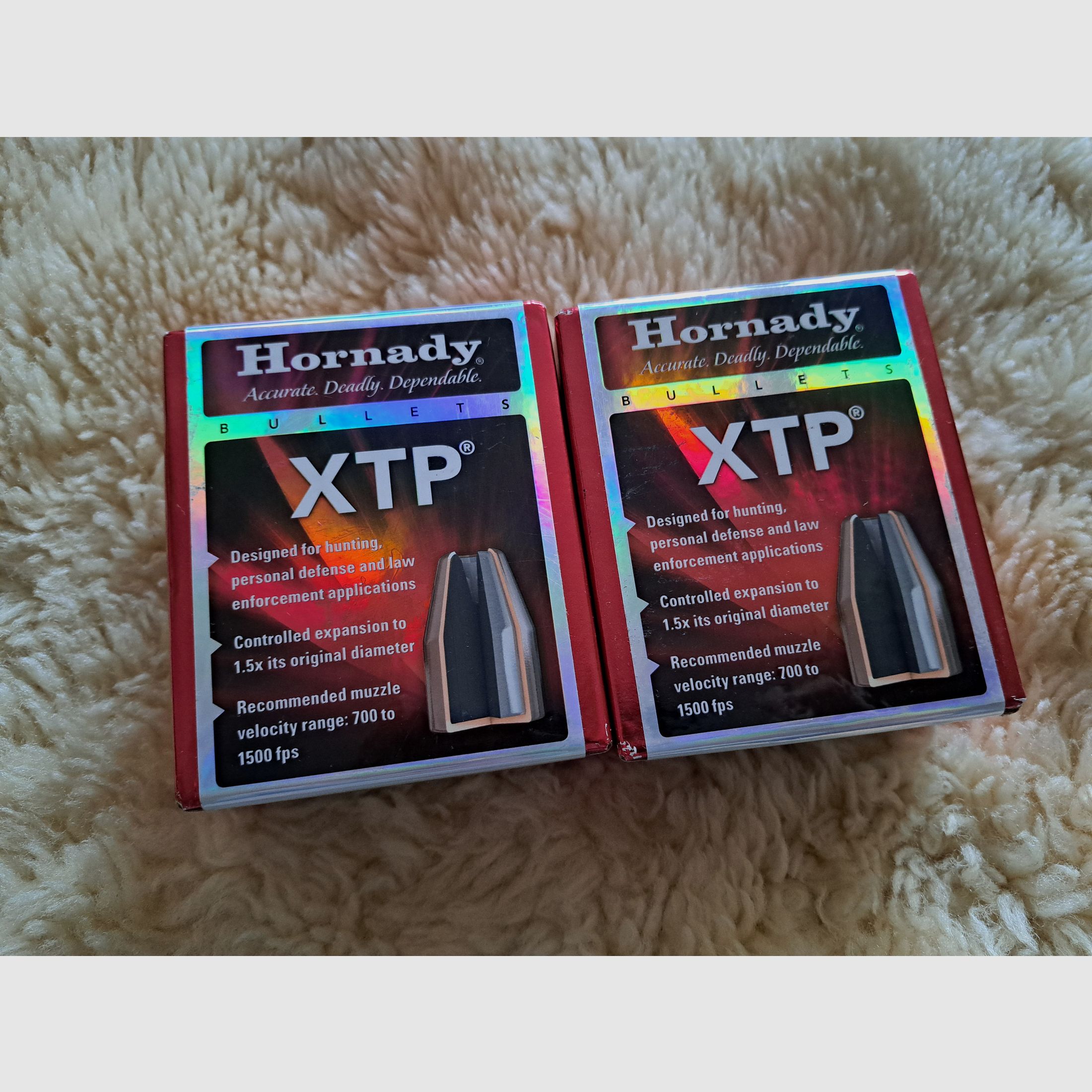 100 Geschosse Hornady XTP 240 gr .430" NEU OVP