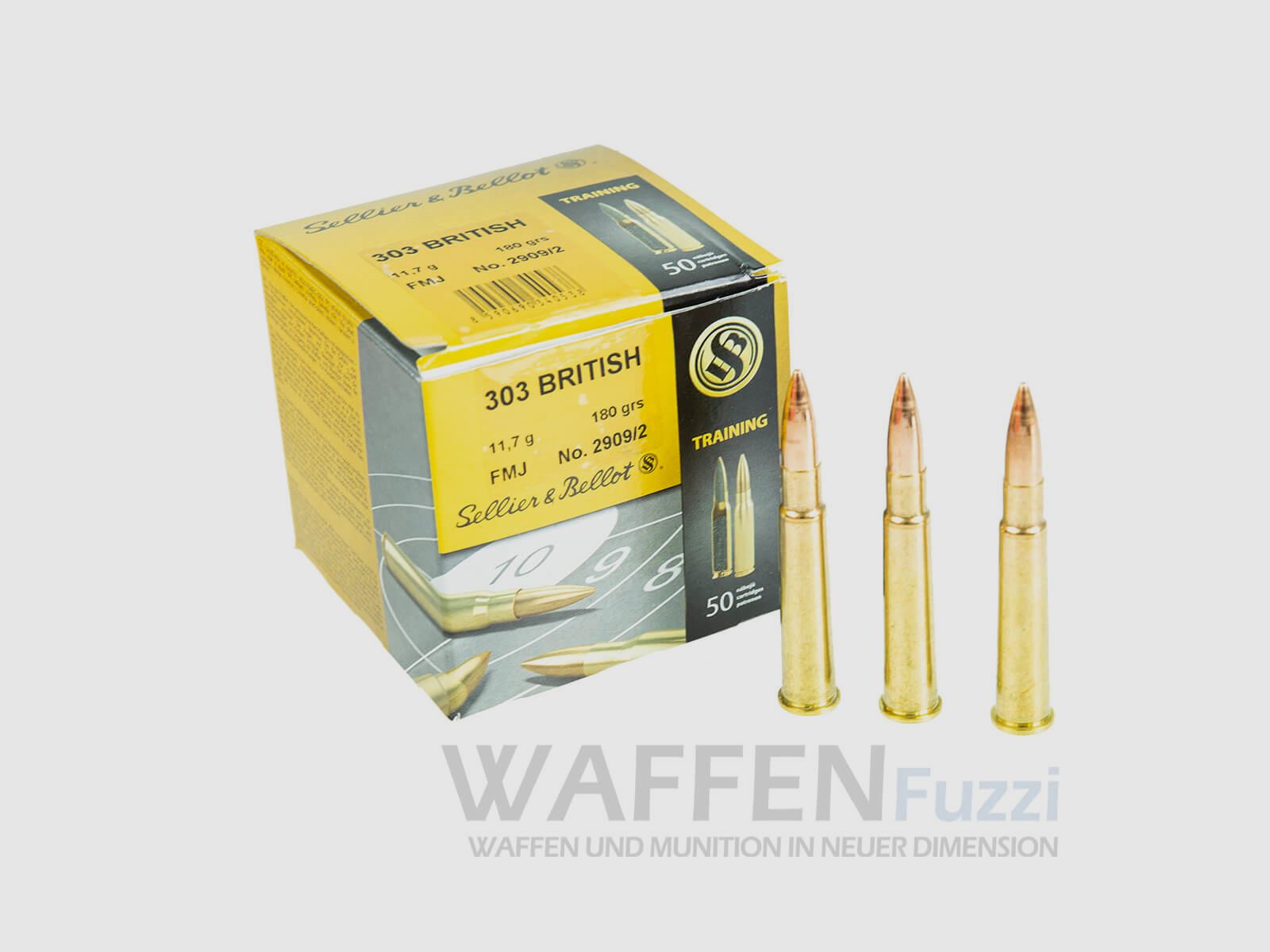 S&B .303 Británico FMJ 180grs 50 disparos