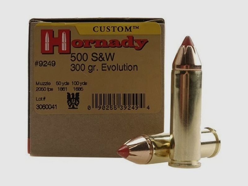 Hornady Custom .500 S&W 300GR FTX 20 cartridges