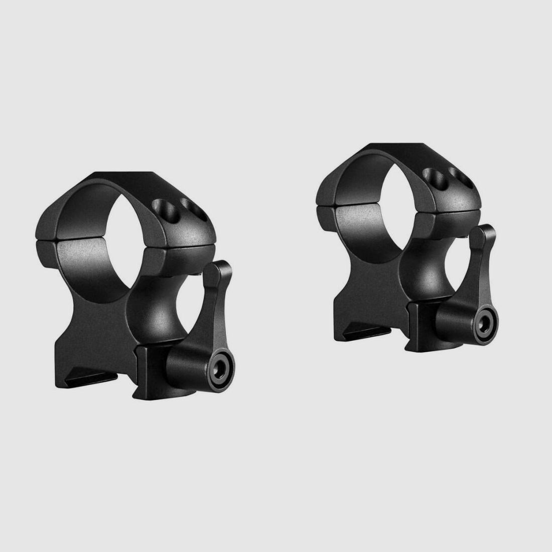 HAWKE Precision Steel Ring Mount, Weaver/Picatinny rail, Tube: 1" High, Steel