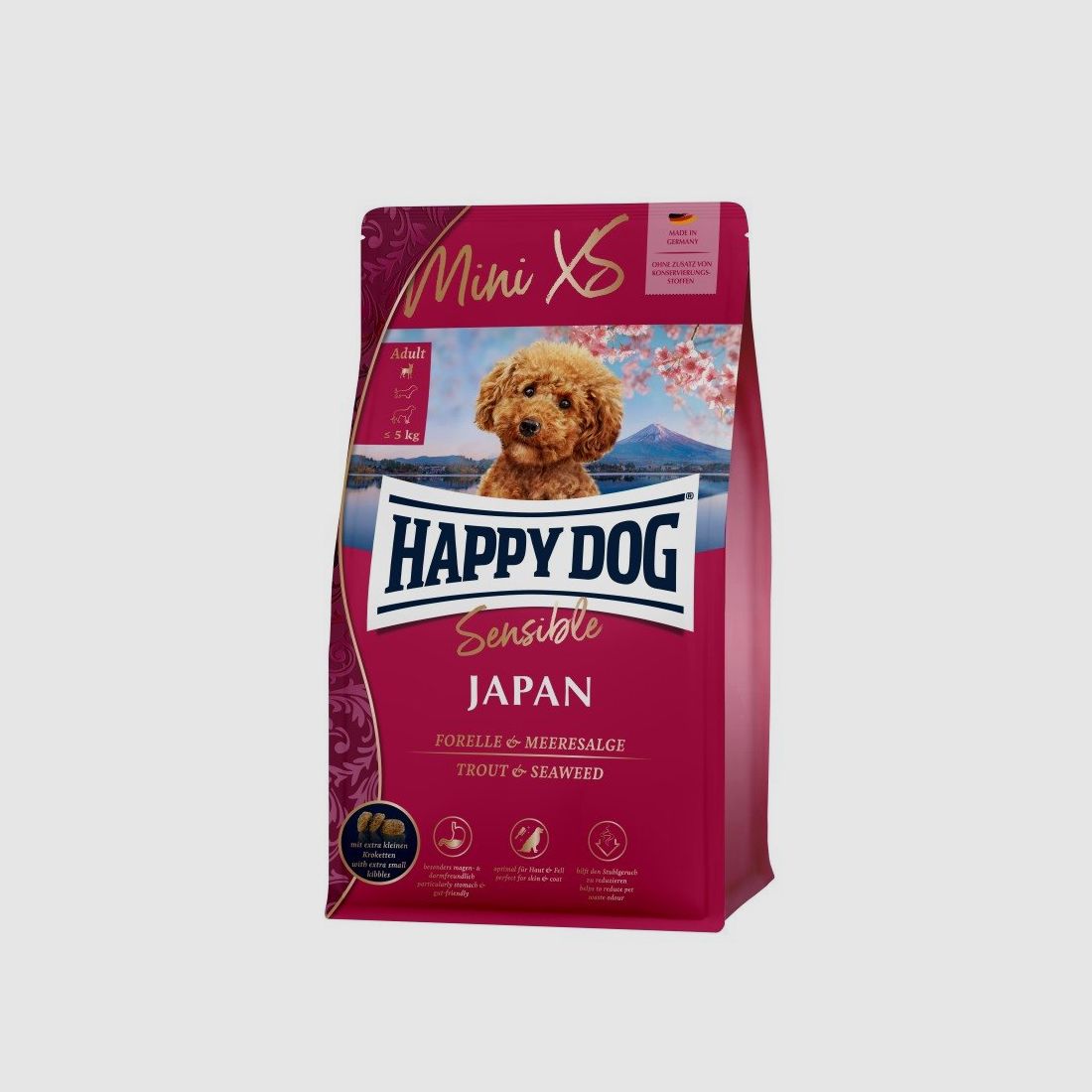 Happy Dog Hunde Trockenfutter Supreme Mini XS Japan 1,3 kg