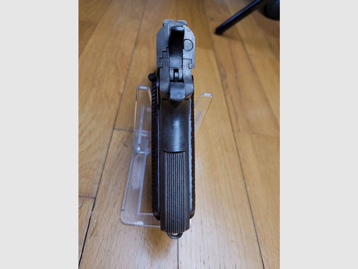 Ottimo Colt 1911 A1 dell'US Army – Seconda Guerra Mondiale – Fabbricazione Remington del 1943 – Con il SUO fondina originale e la SUO cintura da combattimento – Meccanica e canna impeccabili – TBE-, immagine 9 di 19