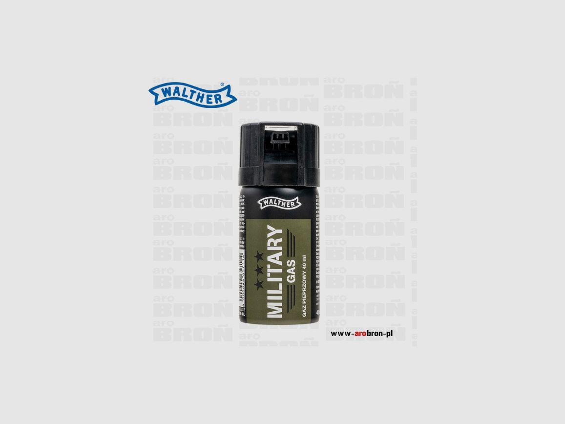 Walther Military pepper spray 40 ml – CONE nozzle, cone, image 1 of 3