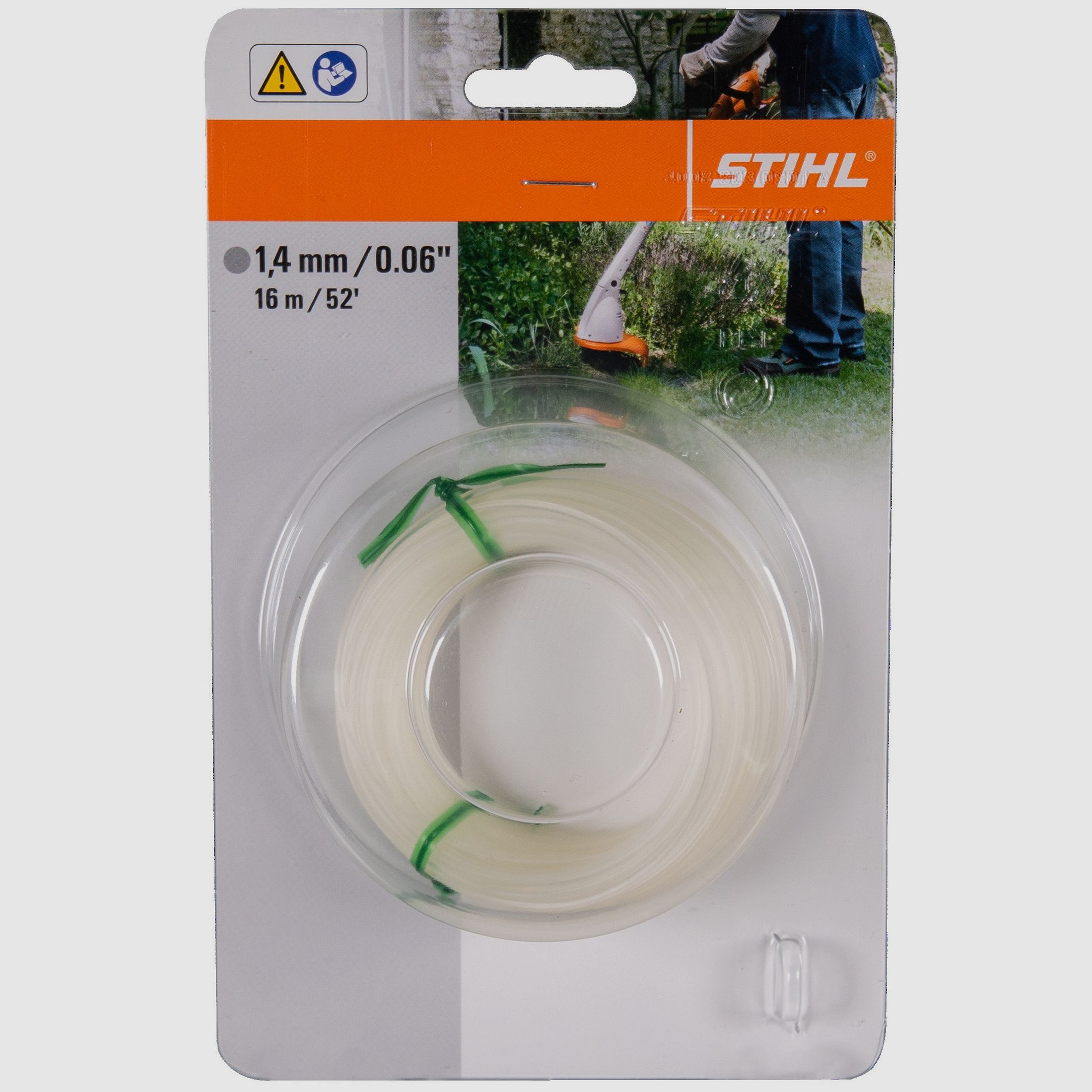 Stihl Mhfaden round, gray 1.4 mm
