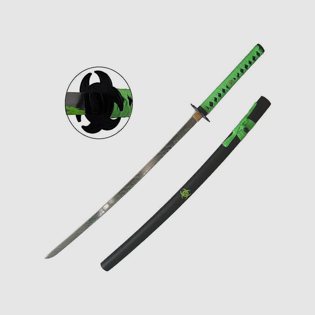 Zombie Katana Schwert mit Holz Saya