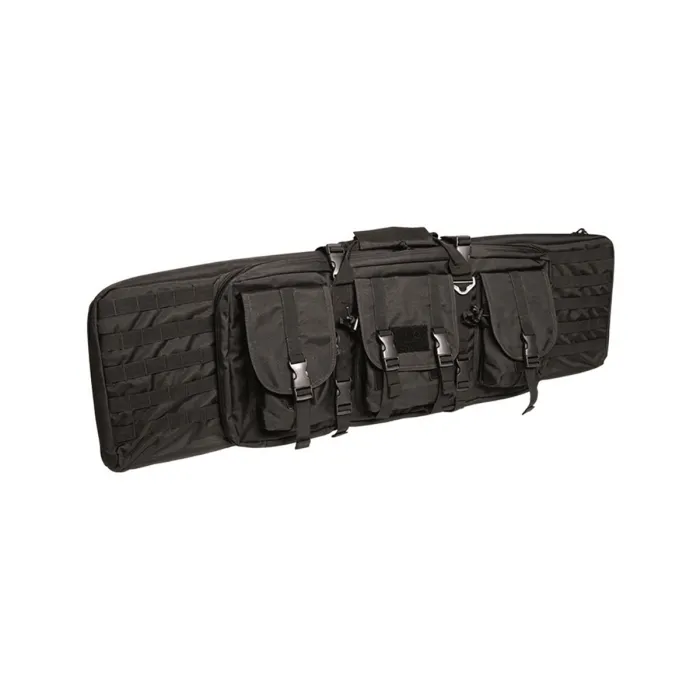 Gewehrtasche / Rifle Case "Large" - für Langwaffen bis 100cm, abschließbar, Schwarz