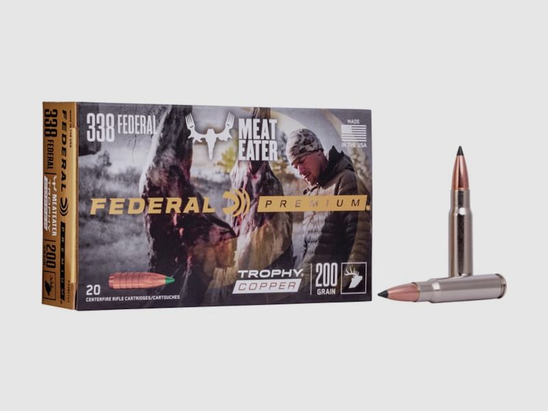 Federal Premium Trophy Copper .338 Federal 200GR 20 Patronen