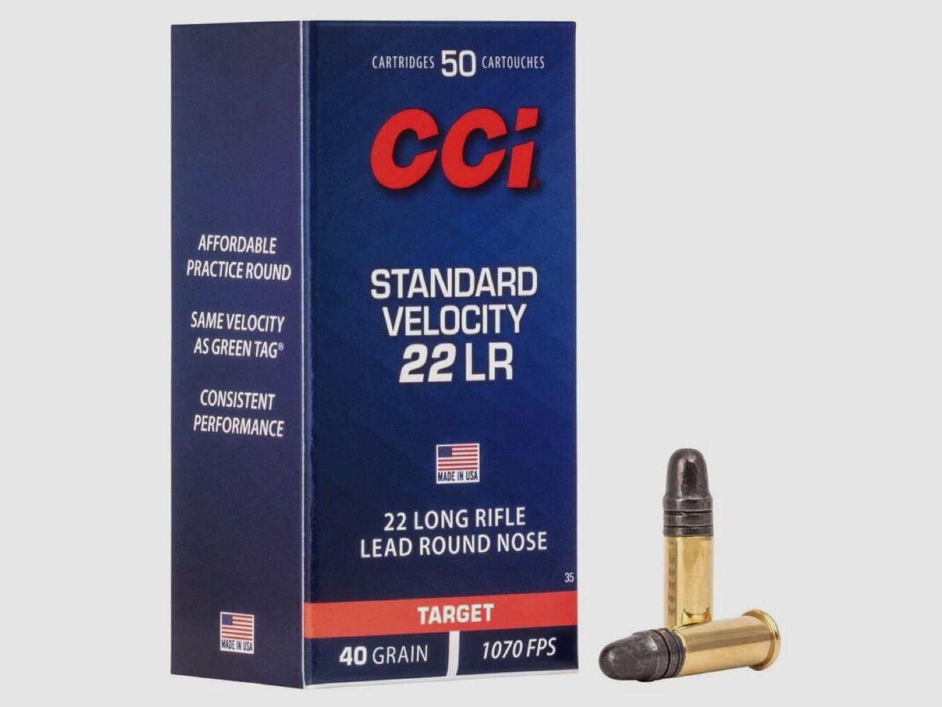 CCI Standard LRN 40grs 500St .22lr