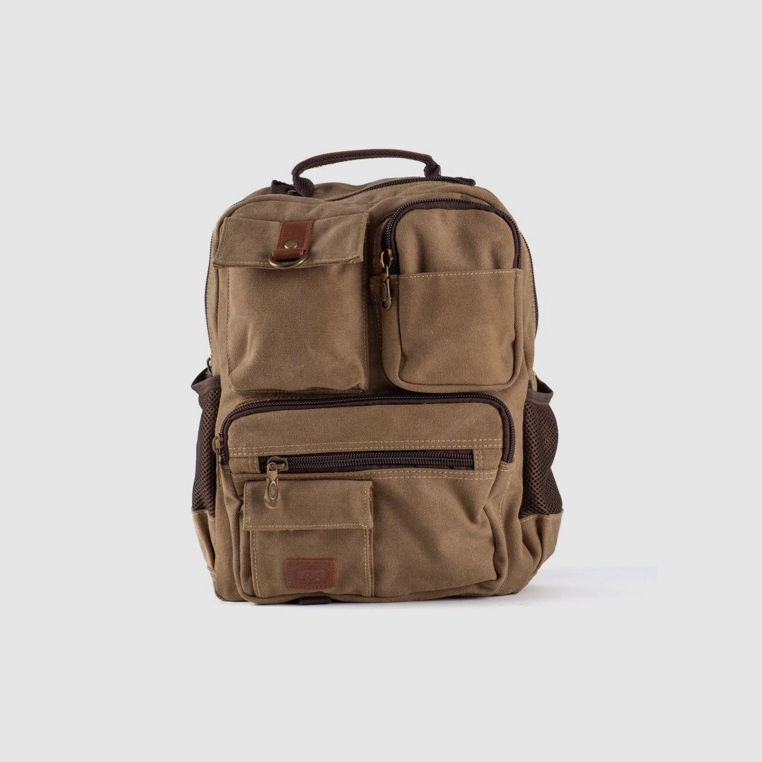 Rucksack aus Canvas und Eco-Leder 15L, Bild 1 von 4