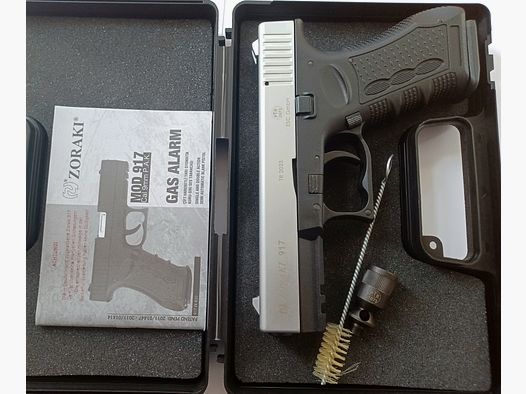 Zoraki 917 mat chrome cal. 9mm P.A.K.
