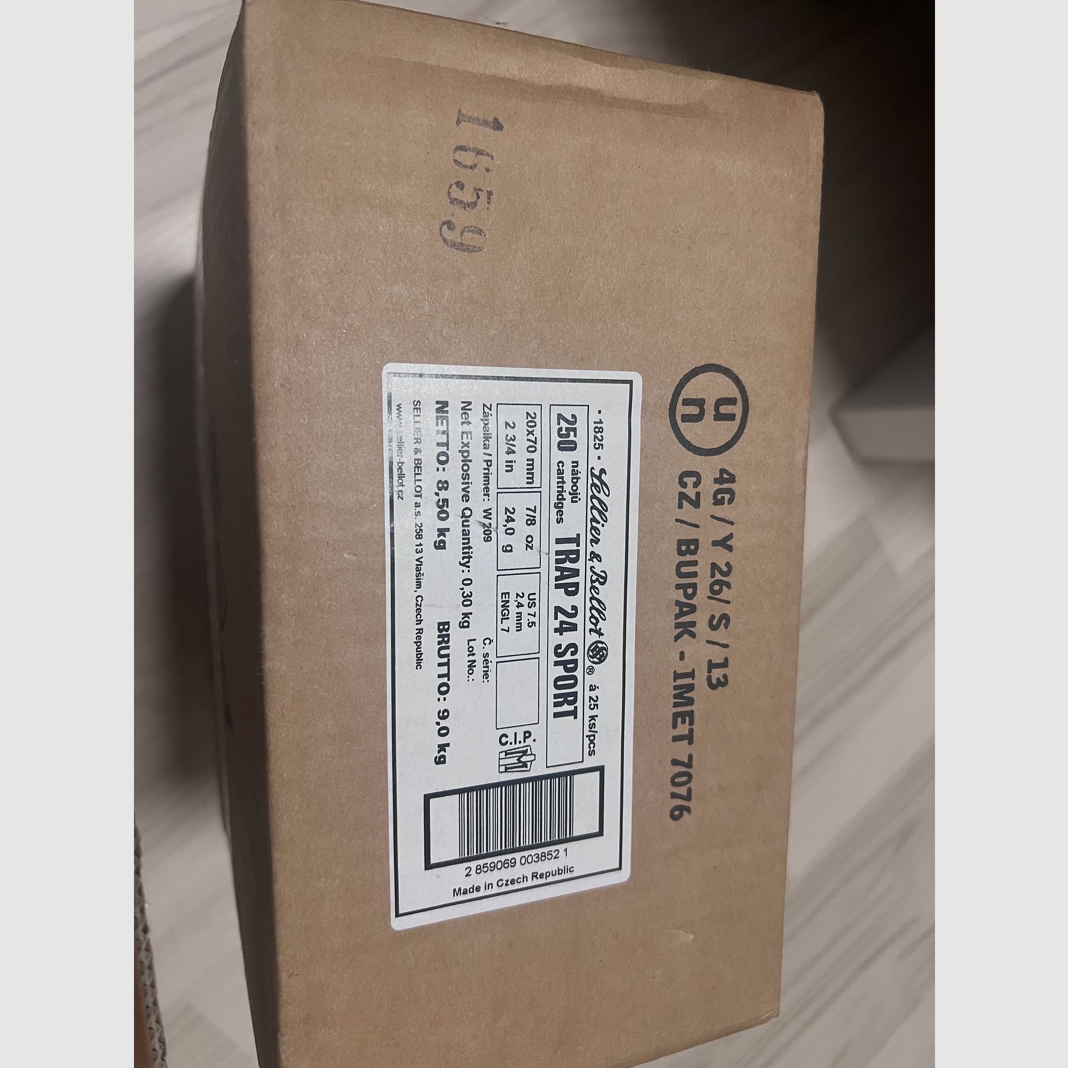 525 coups 20x70 et 20/67,5 munitions S&B Rottweil Remington