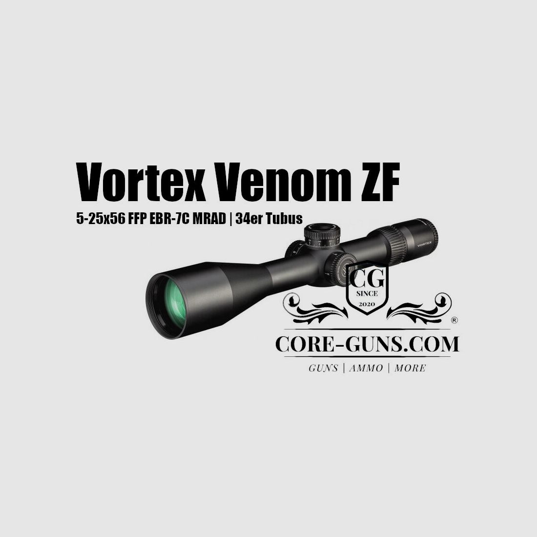 Vortex Venom 5-25x56 FFP EBR-7C MRAD Tu entrada en Long Range disponible de inmediato