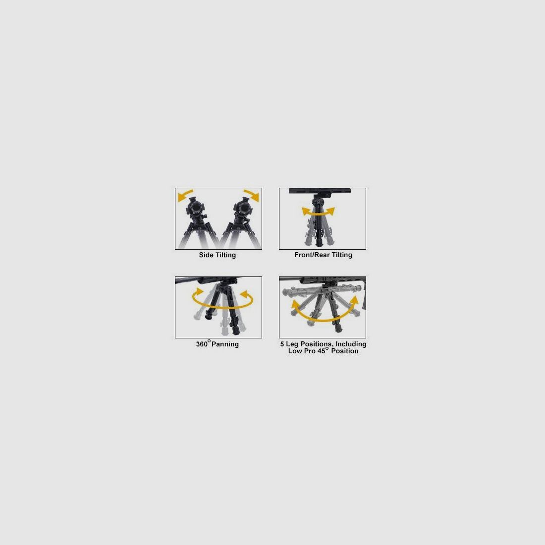 Bipod Leapers UTG TL-BP03, afbeelding 9 van 10