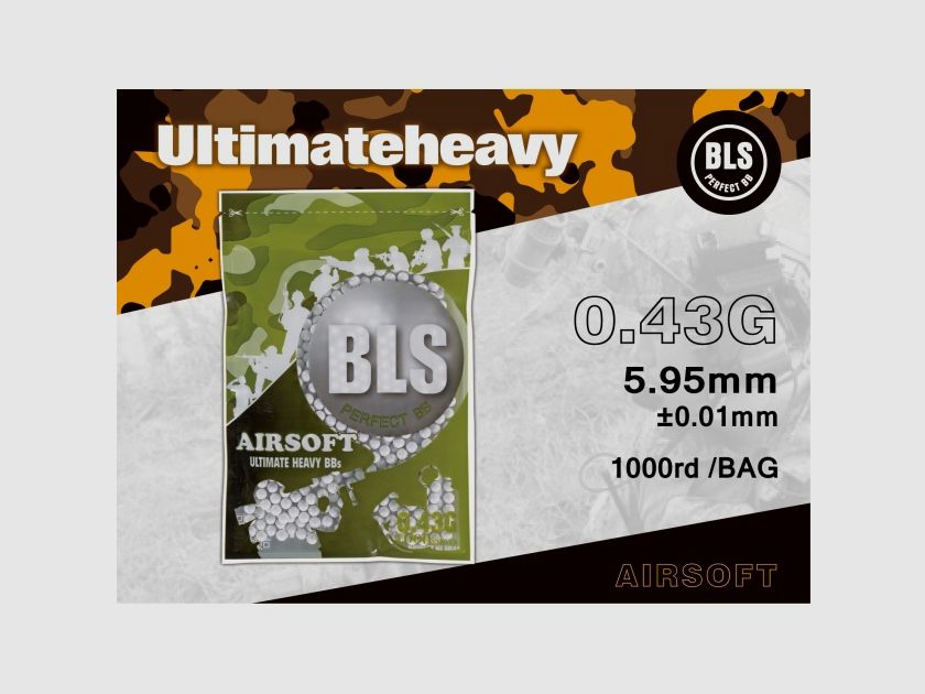 0,43G - BLS BIO BB'S 1000 Schuss, weiß