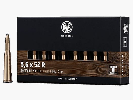 RWS Teilmantel Spitz Kal. 5,6x52 R - 4,6g / 71gr