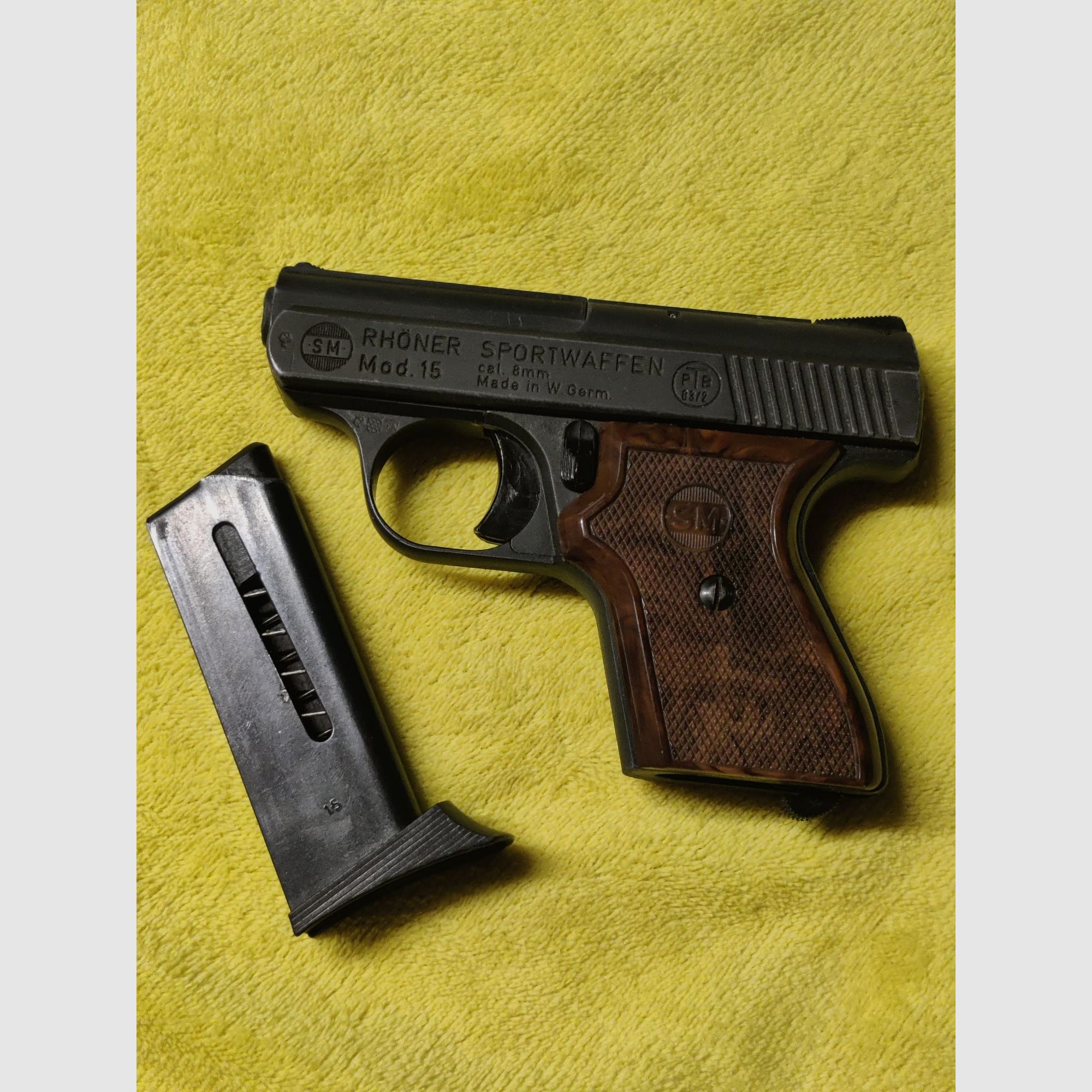 SM Rhöner Sportwaffen GmbH Mod. 15 8 mm gas pistol