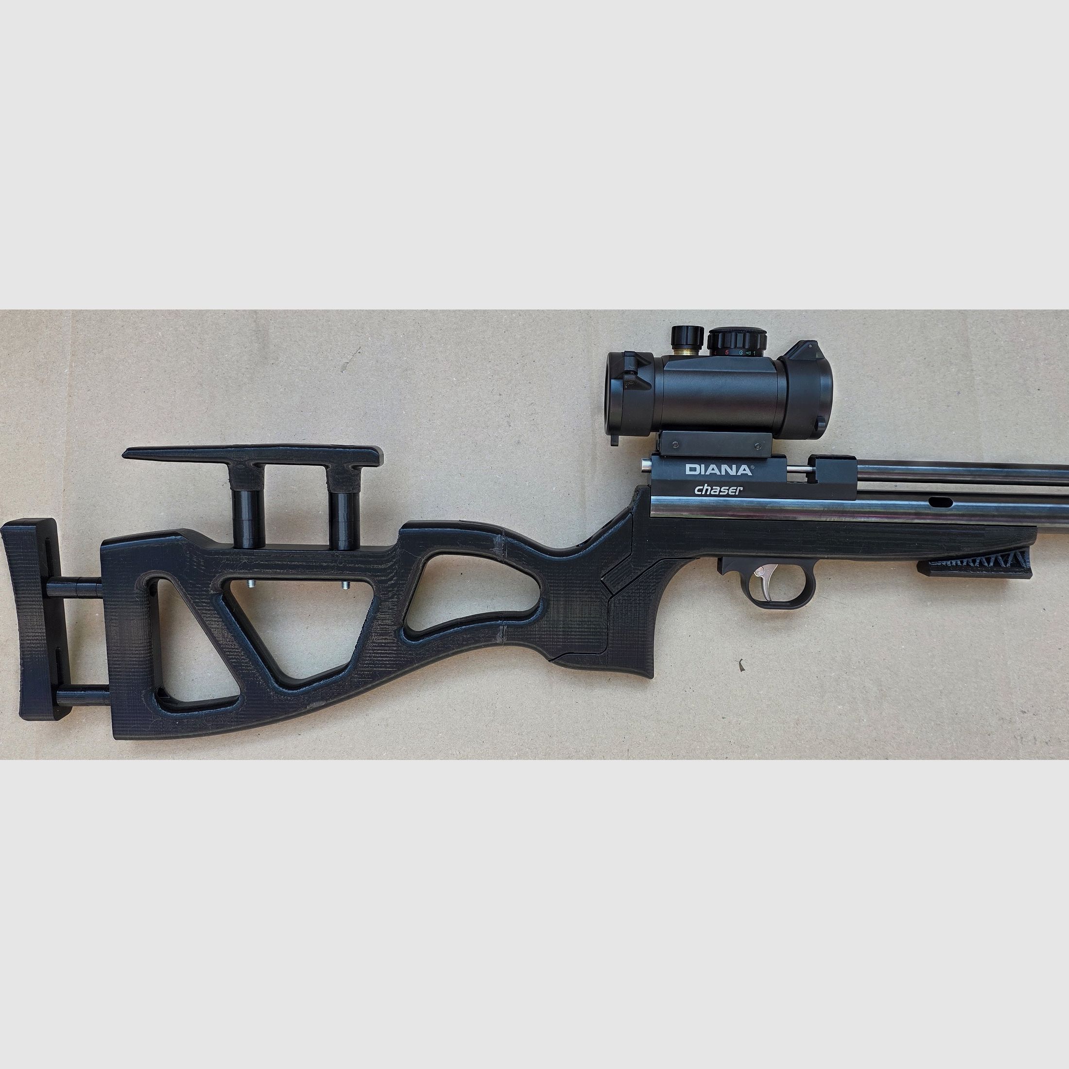 Grip / stock for Diana Chaser Bandit Airbug PETG black #02