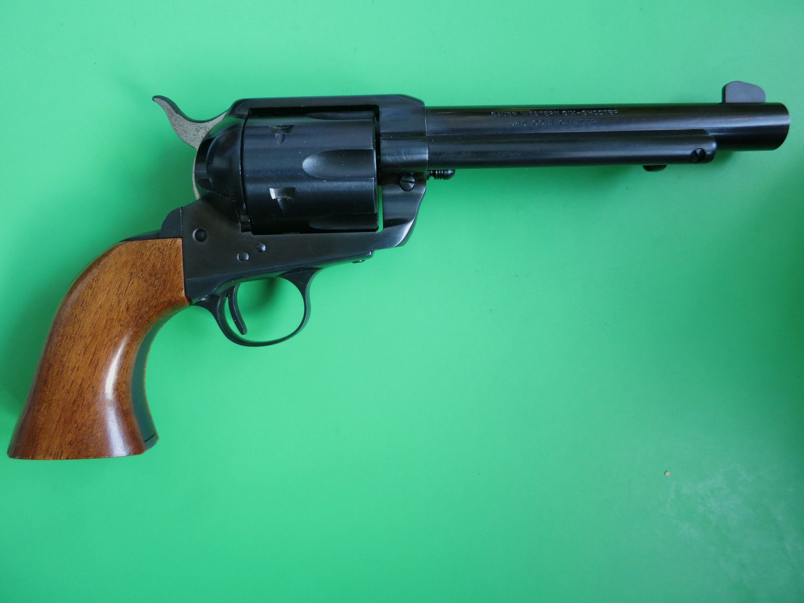 Western revolver, FJ. P. Sauer & Sohn, Western six-shooter, .45 Colt, collector's condition #67, image 6 of 11