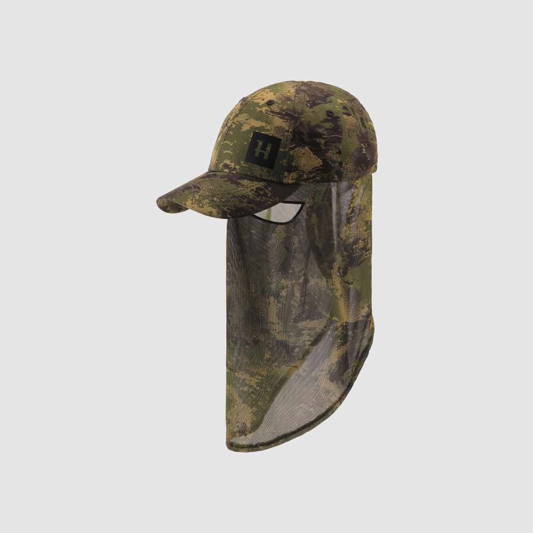 Hrkila Deer Stalker Camo Kappe mit Tarnnetz