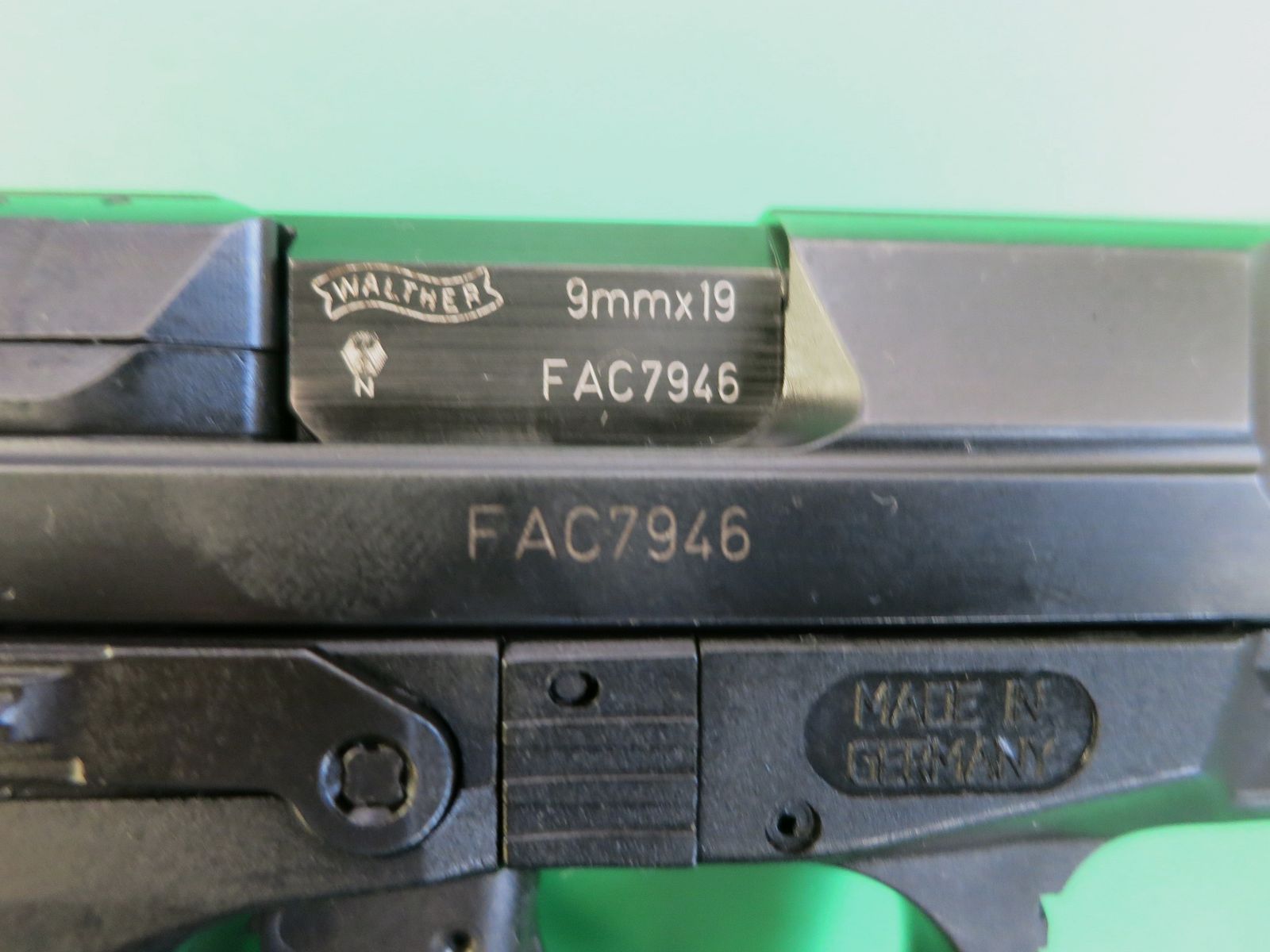 „Polizeipistole“ Walther P99, 9 mm Luger, Komplett-Set Bayern Polizei BYP, James Bond       #26