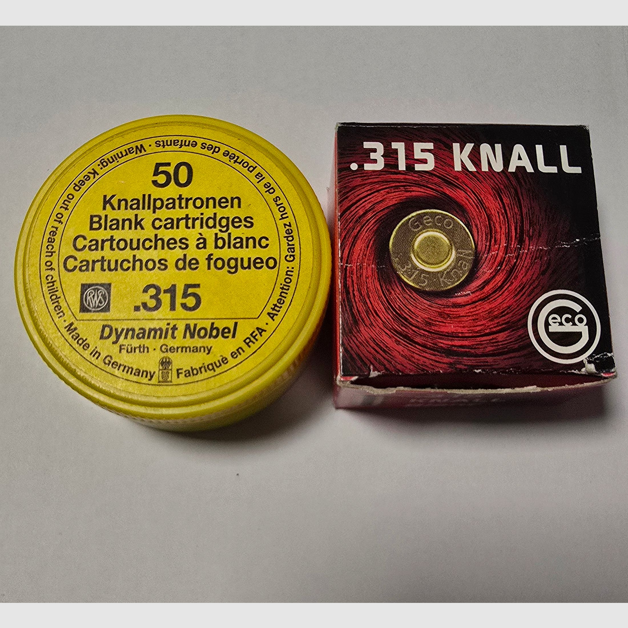 Platzpatronen Selten .315 Knall 72 Stück
