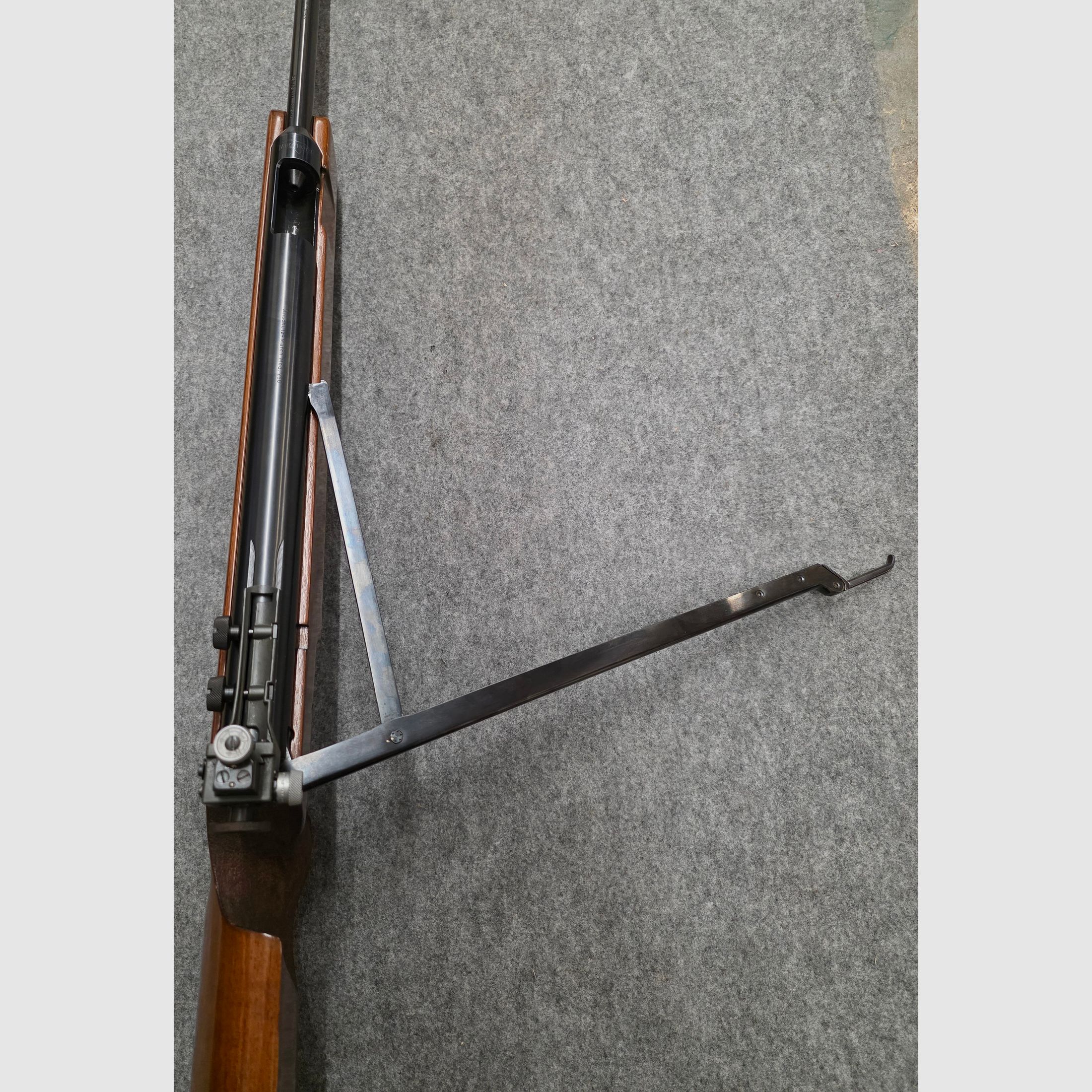 Match air rifle side cock Anschütz Mod. 250 very rare in great condition, hardly used.