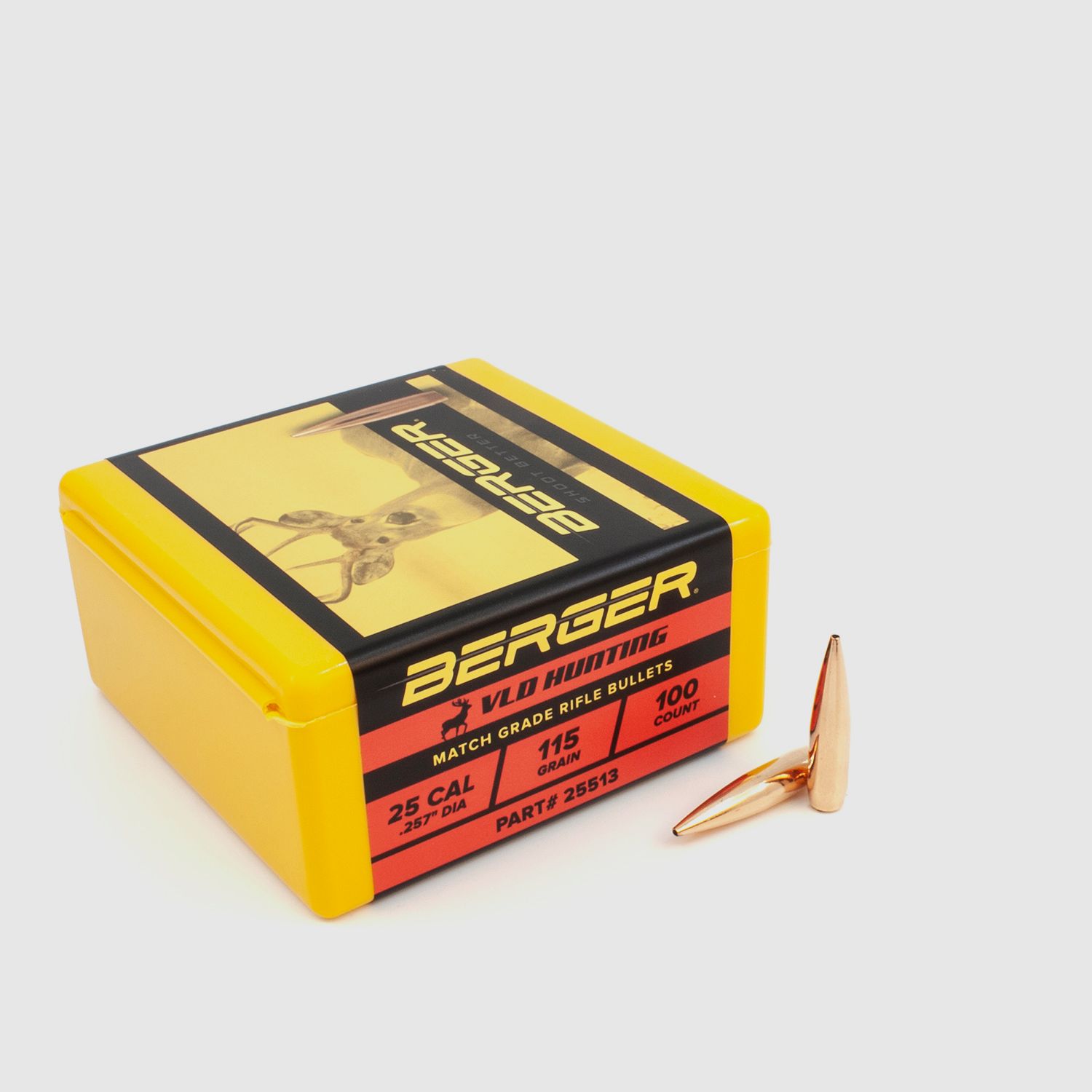 Berger Geschoss .25 VLD Hunting 115GR 100 Stück