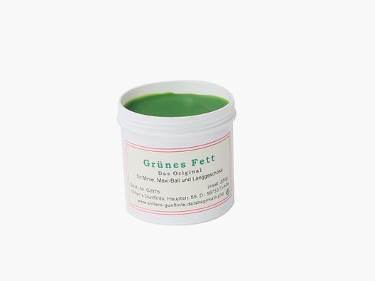 Grasa verde de Stifter's Gunflints, calibre