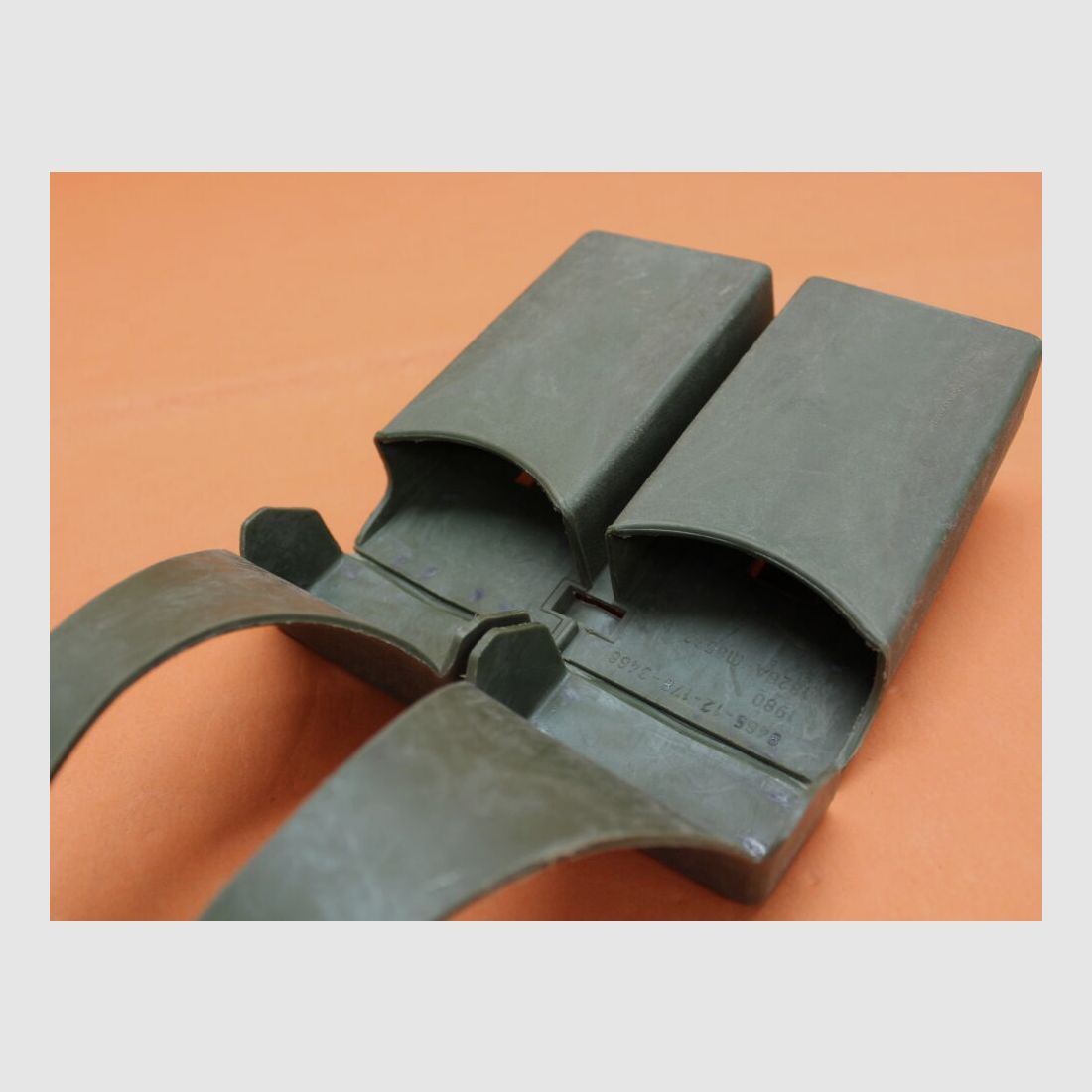 BUND SURPLUS Heckler&Koch HK G3: Magazine pouch BUND polymer olive for 2 magazines 20-round SURPLUS used