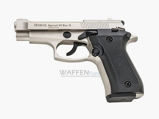 Ekol Special 99 Rev. II vernickelt Schreckschusswaffe Kaliber 9mm P.A.K