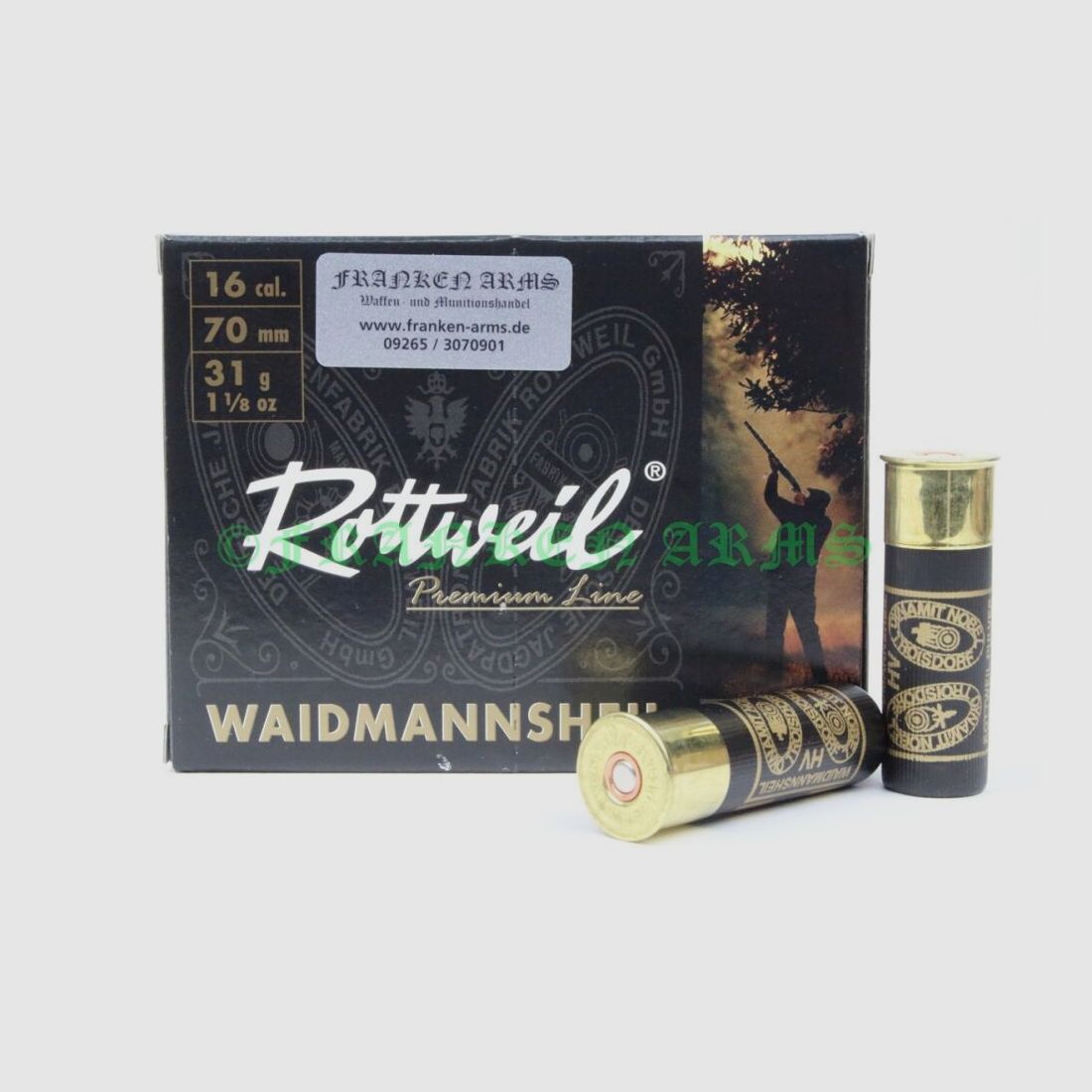 Rottweil Waidmannsheil HV 16/70 2,7mm 10 pezzi prezzi all'ingrosso
