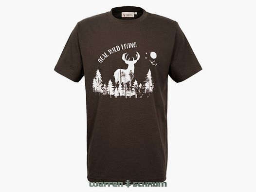 Hubertus T-Shirt Real Wild Living  Oliv