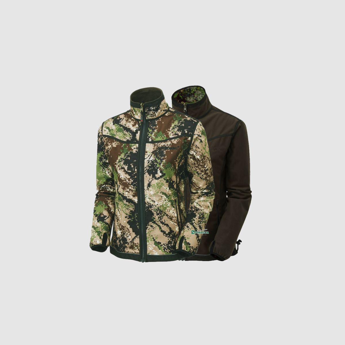 SHOOTERKING Digitex Softshell Damen Grün Braun